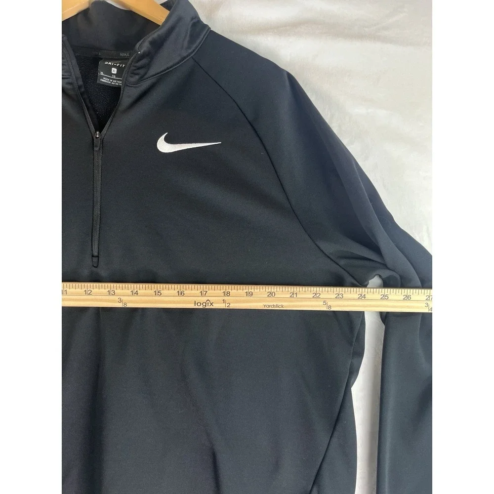 Nike Men's Therma 1/4 Zip‎ Training Top XL Style Black Sweatshirt 860497